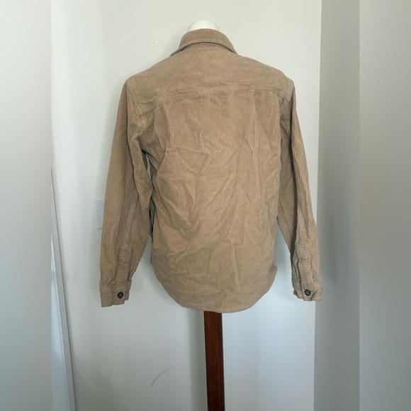 Buffalo David Bitton Beige Corduroy Shirt Jacket Small - Picture 5 of 10